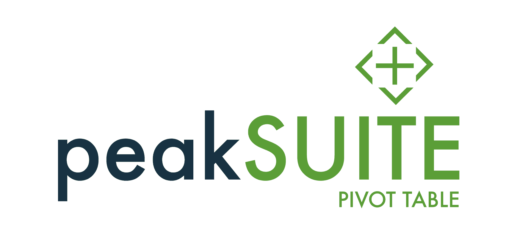 peakSUITE Pivot Table